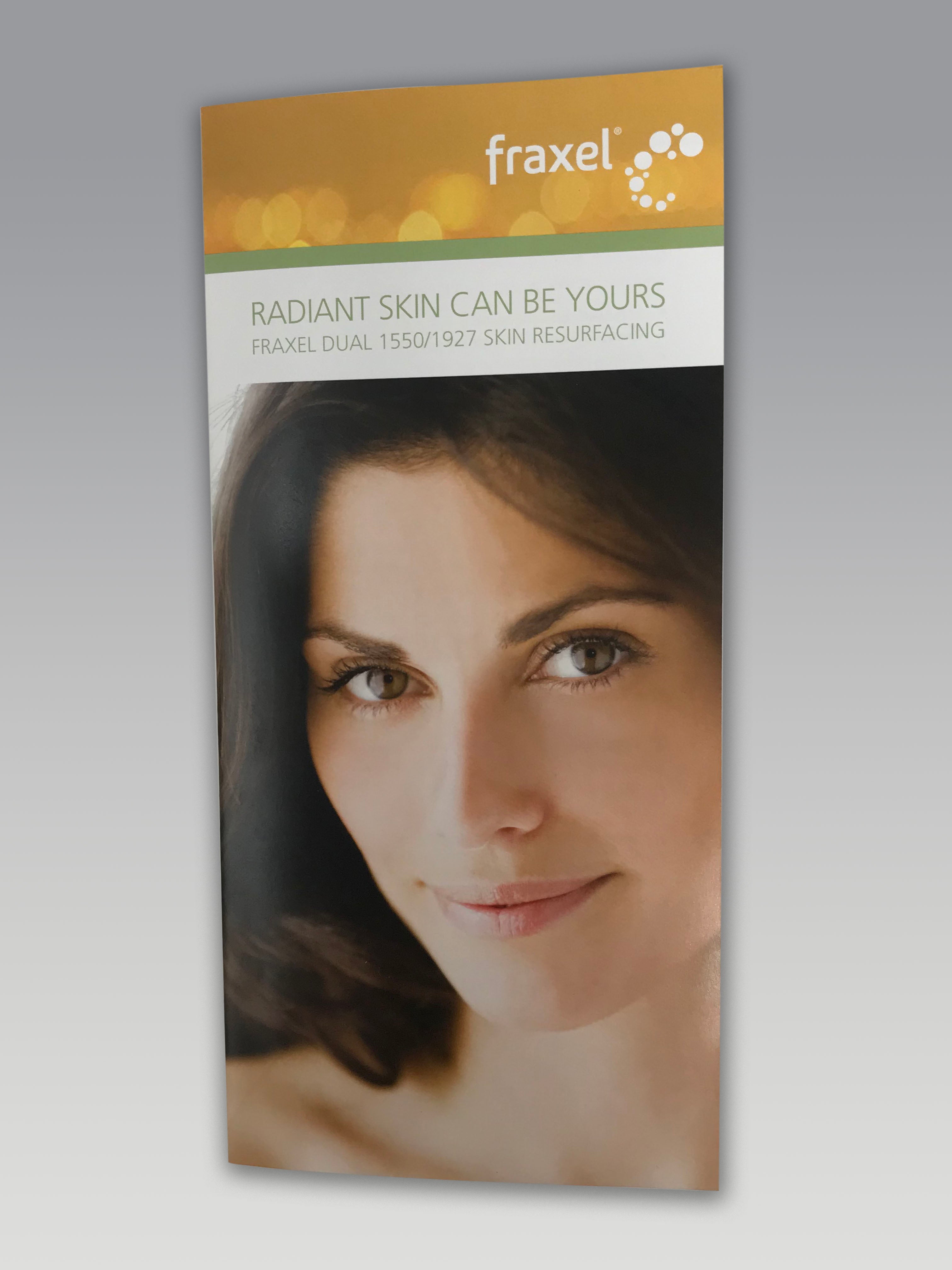 Solta Fraxel Dual 1550 1927 Skin Resurfacing Wrinkle Reduction Patient Brochure