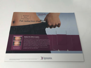 Solta Liposonix Non-Invasive Ultrasound Fat Reduction Marketing Ad Lobby Sign