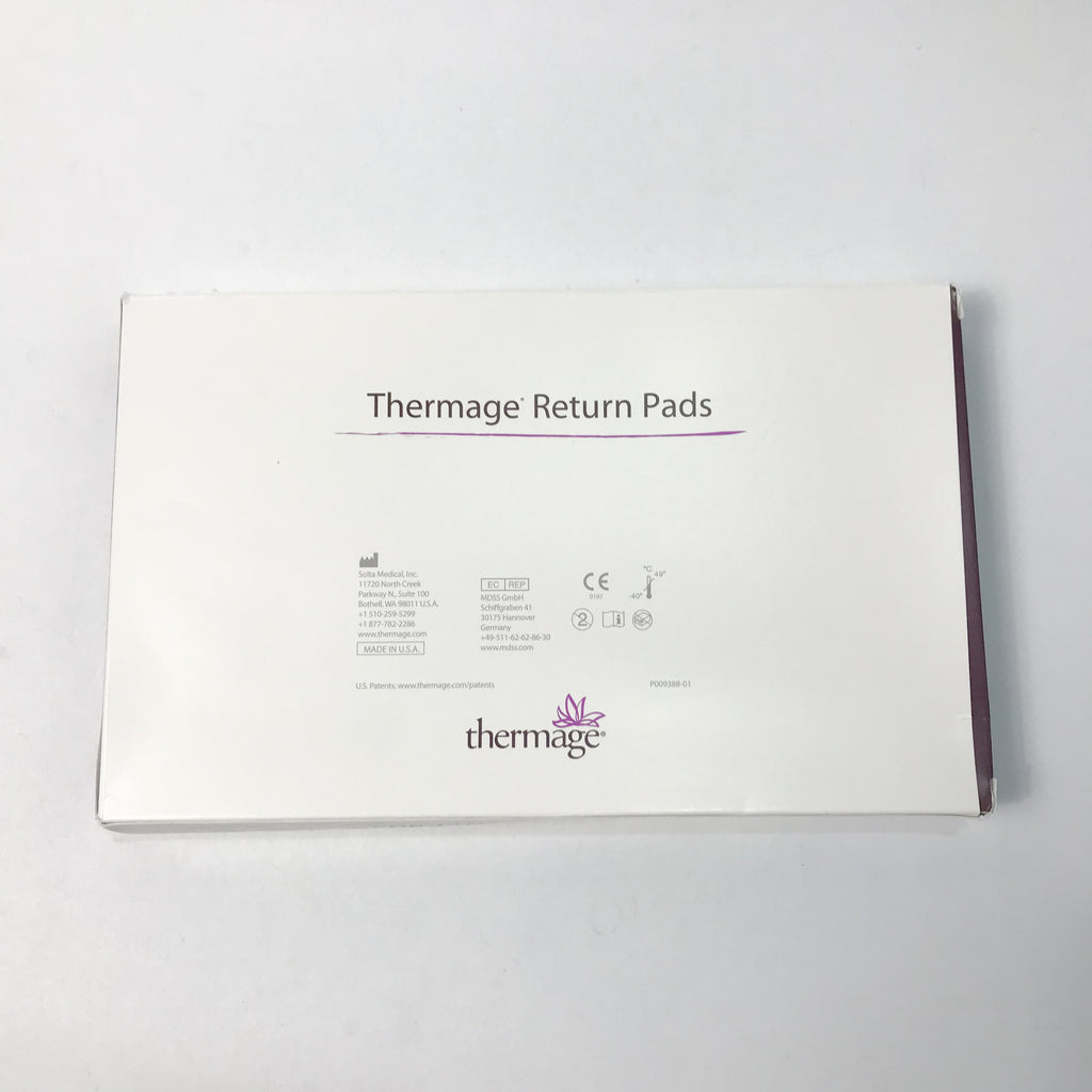 Solta Medical THERMAGE RETURN PADS TR-2 Exp. 2019-12-29 (35 Pcs)