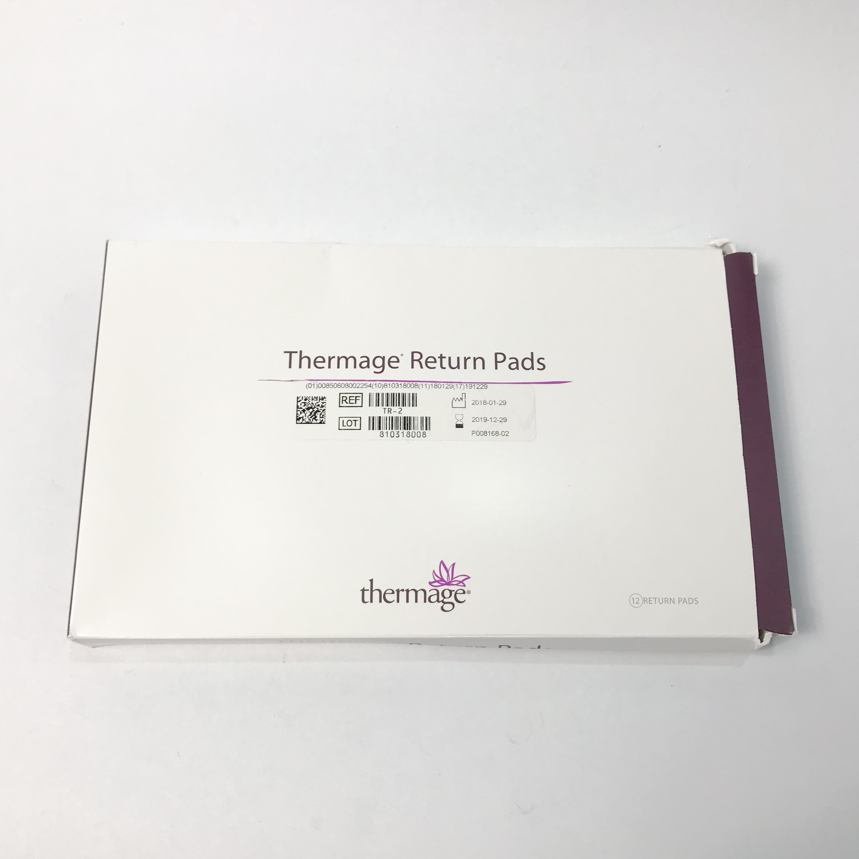 Solta Medical THERMAGE RETURN PADS TR-2 Exp. 2019-12-29 (35 Pcs)