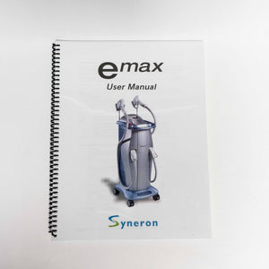 Syneron 2007 eMax Cosmetic Laser User Manual - Detailed System Info - DC51392