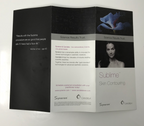 Syneron Candela RF Laser Elos Sublime Skin Contouring Patient Tri Fold Brochure
