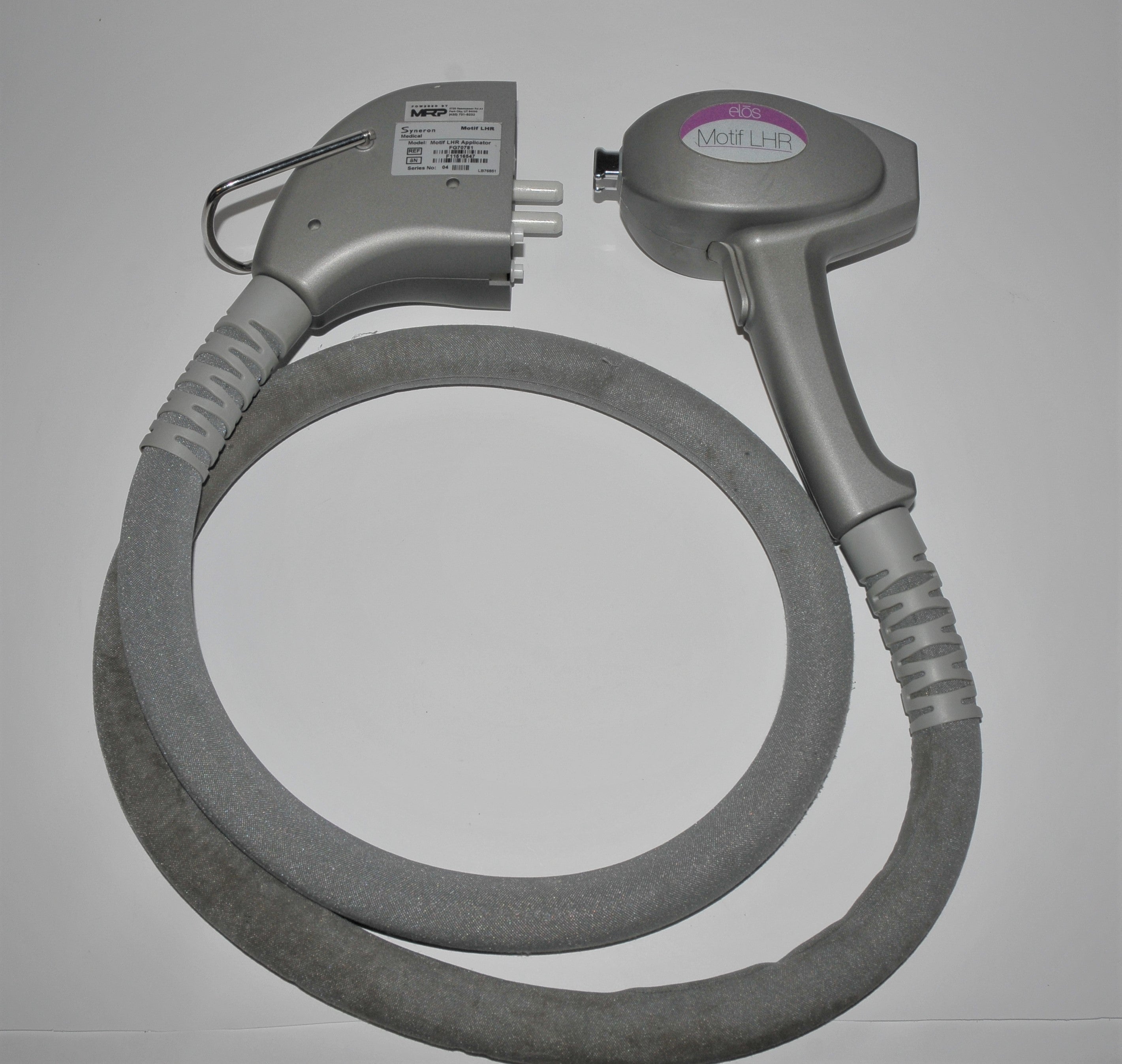 Syneron Candela eLaser Laser Elos Motif LHR Handpiece * Hair Removal Applicator