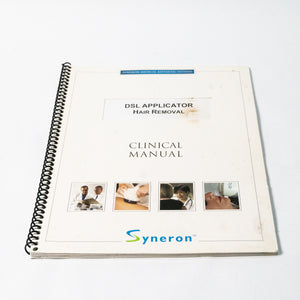 Syneron DSL Applicator Hair Removal Clinical Manual Information for eLaser eMax