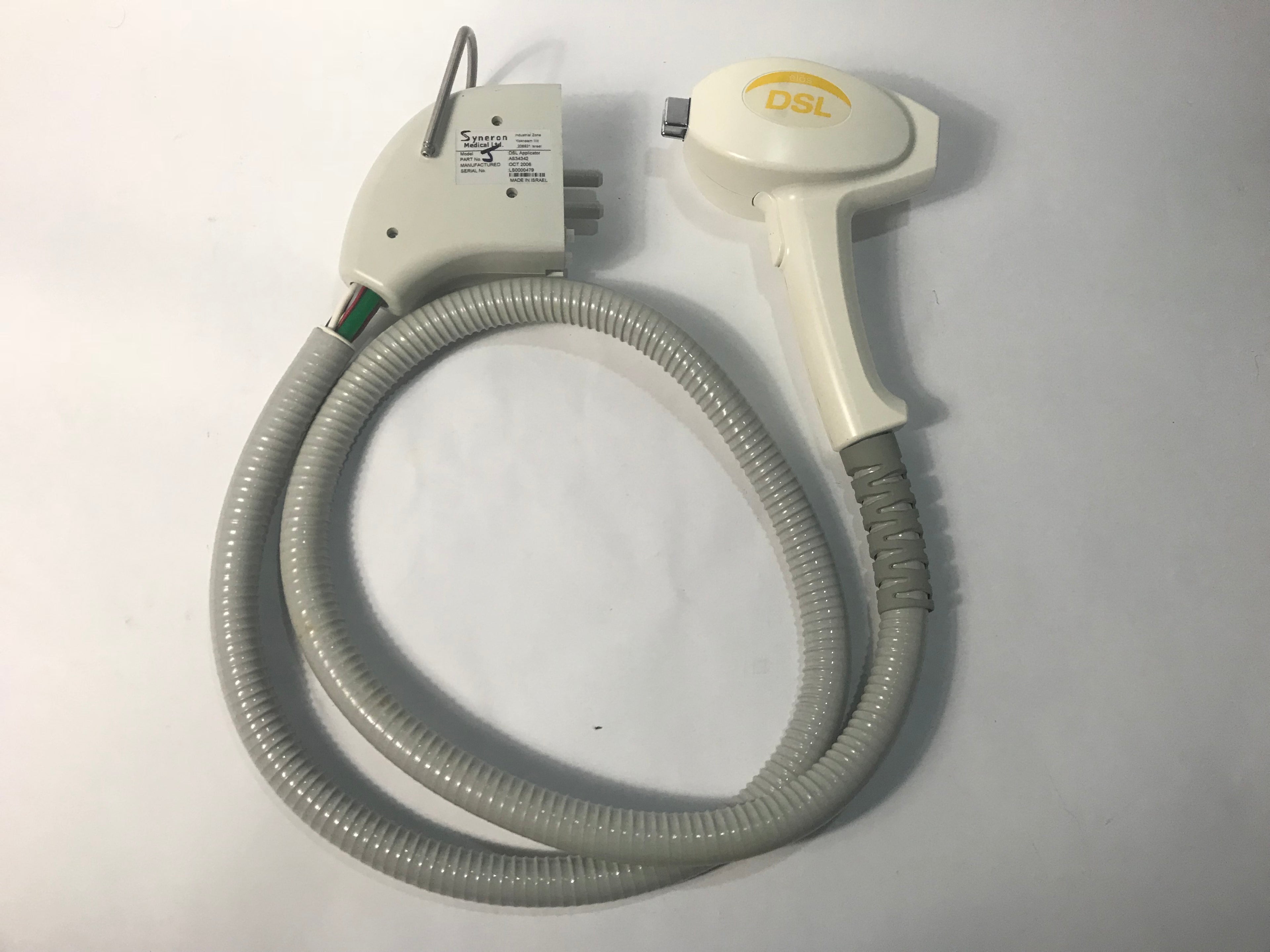 Syneron Elos DSL Hair Removal Laser Handpiece PARTS Unit w/ 810 Diode & Crystal