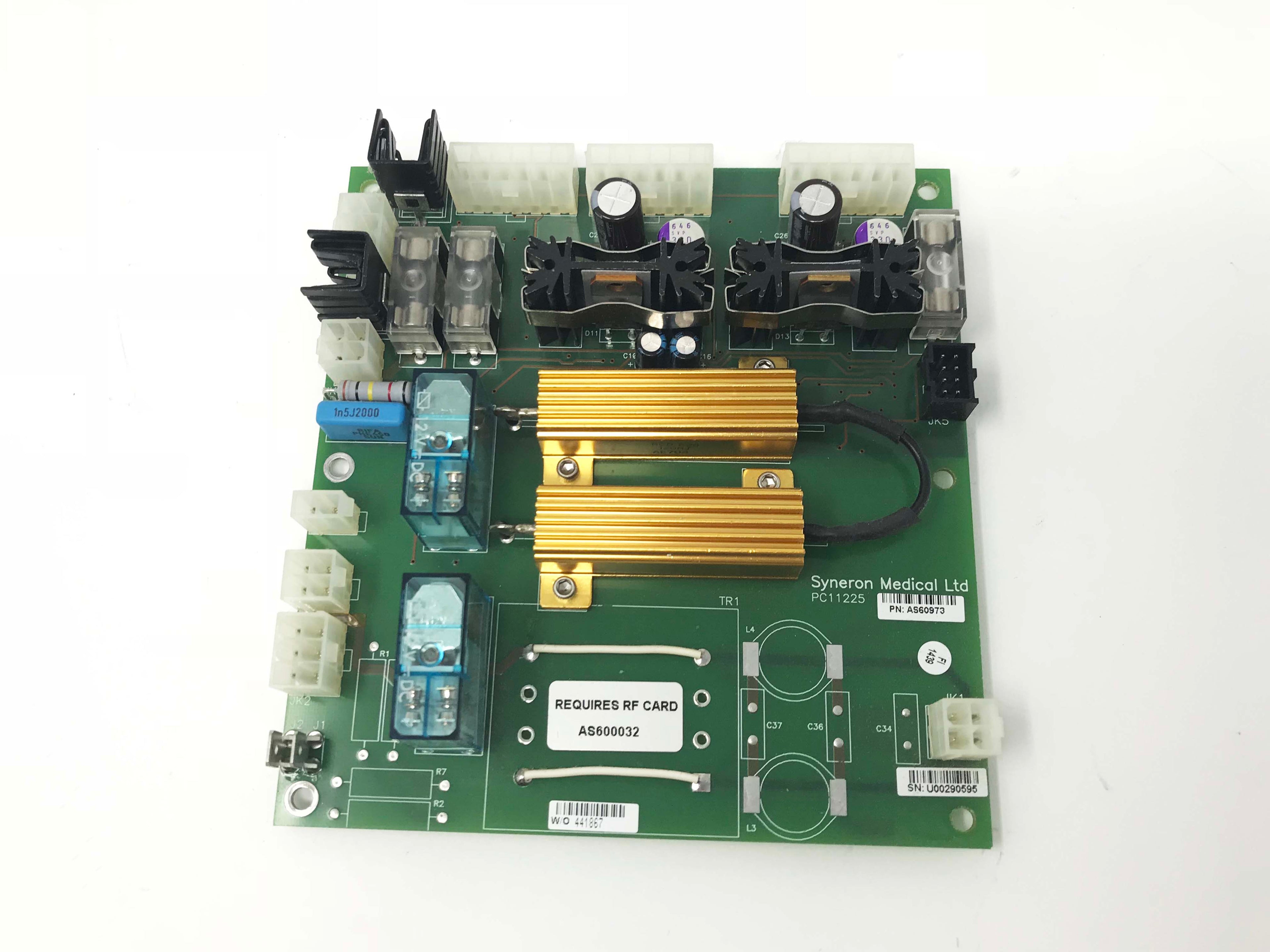 Syneron Laser eMax Power Relay PCB Distribution Control Board PC11225 AS60973