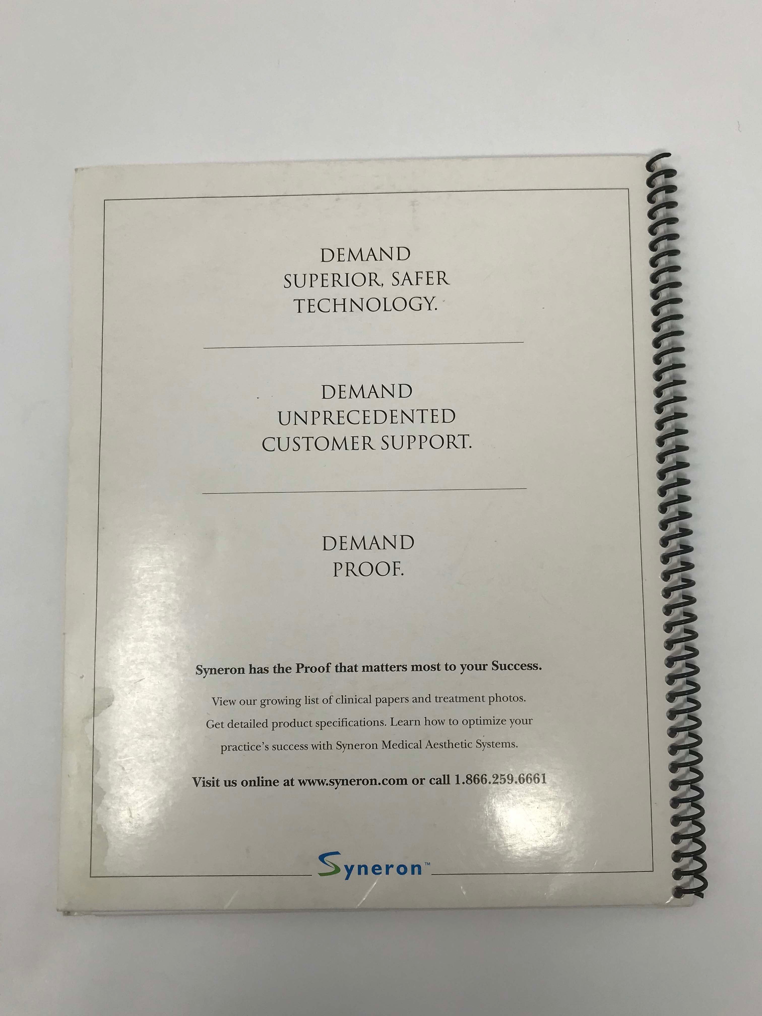 Syneron ReFirme ST Skin Tightening Via Wrinkle Treatment Clinical Manual