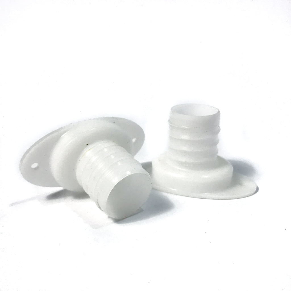 Syneron VelaShape Vsmooth VACUUM HOSE BARB Fitting White Base Adapter Connector