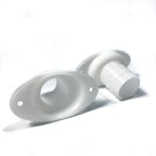 Syneron VelaShape Vsmooth VACUUM HOSE BARB Fitting White Base Adapter Connector