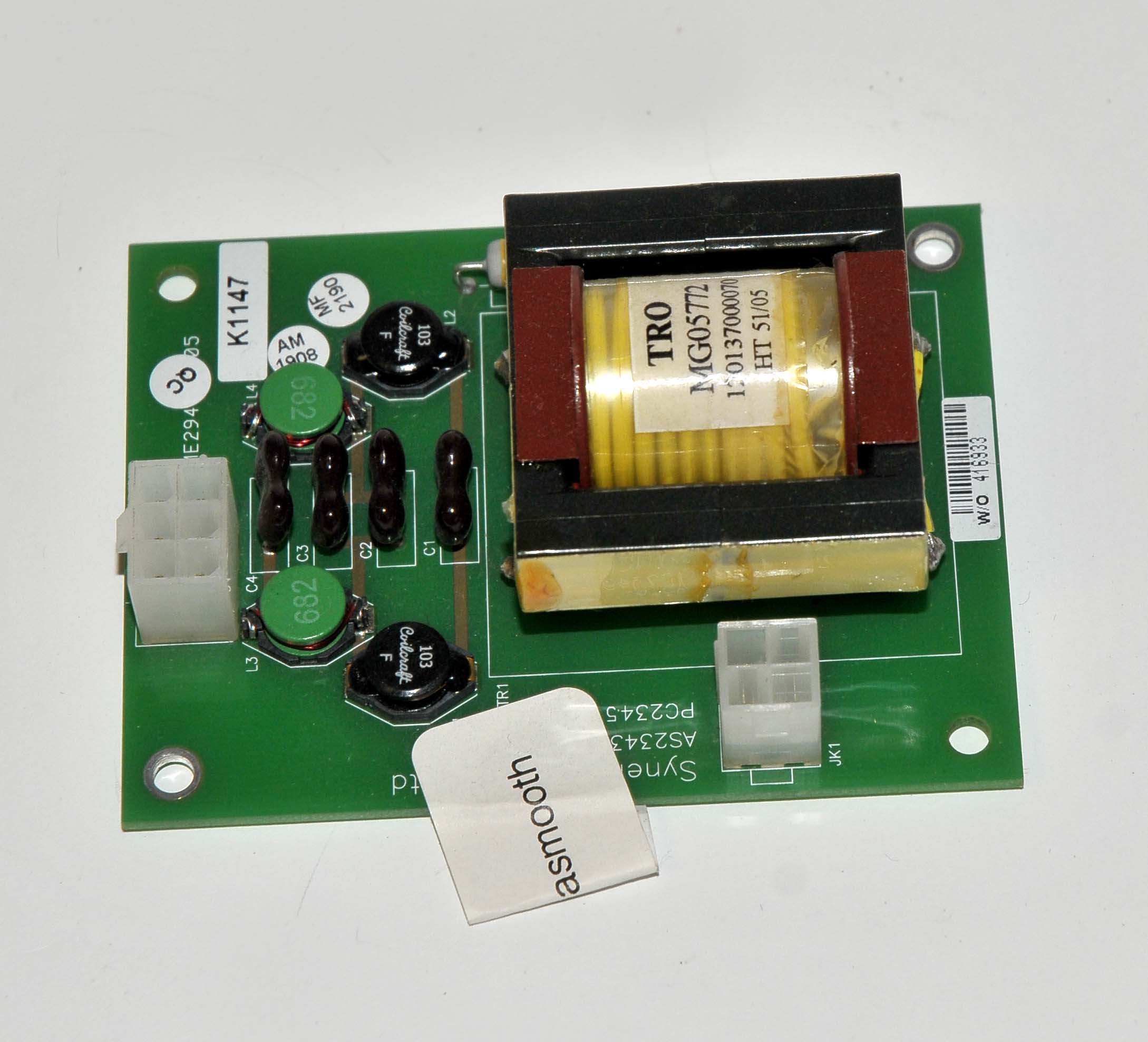Syneron Velashape Velasmooth Computer Control Board K1147 120137000070 Green