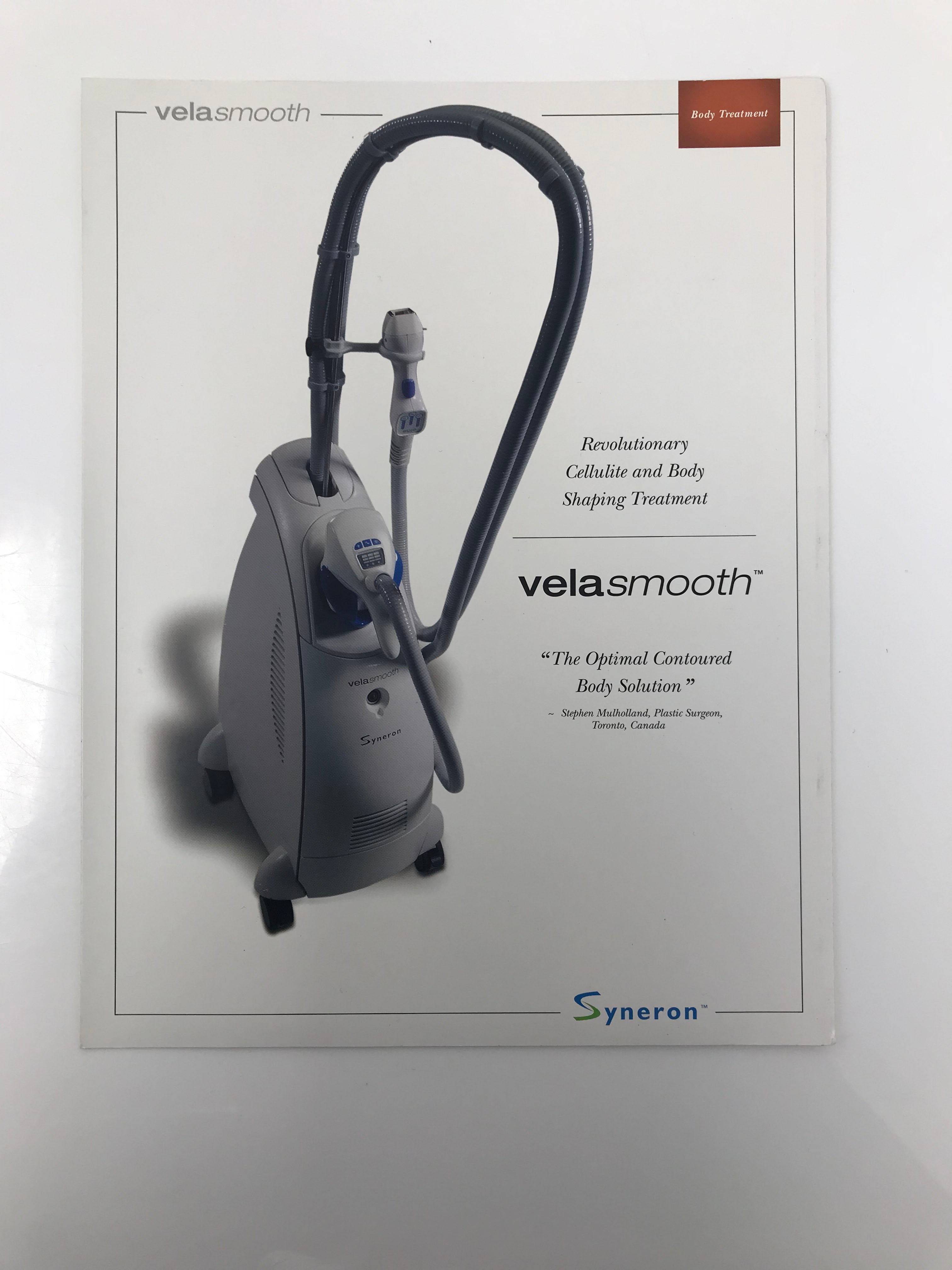 Syneron Velasmooth Skin Tightening Platform Sales Marketing Points Brochure
