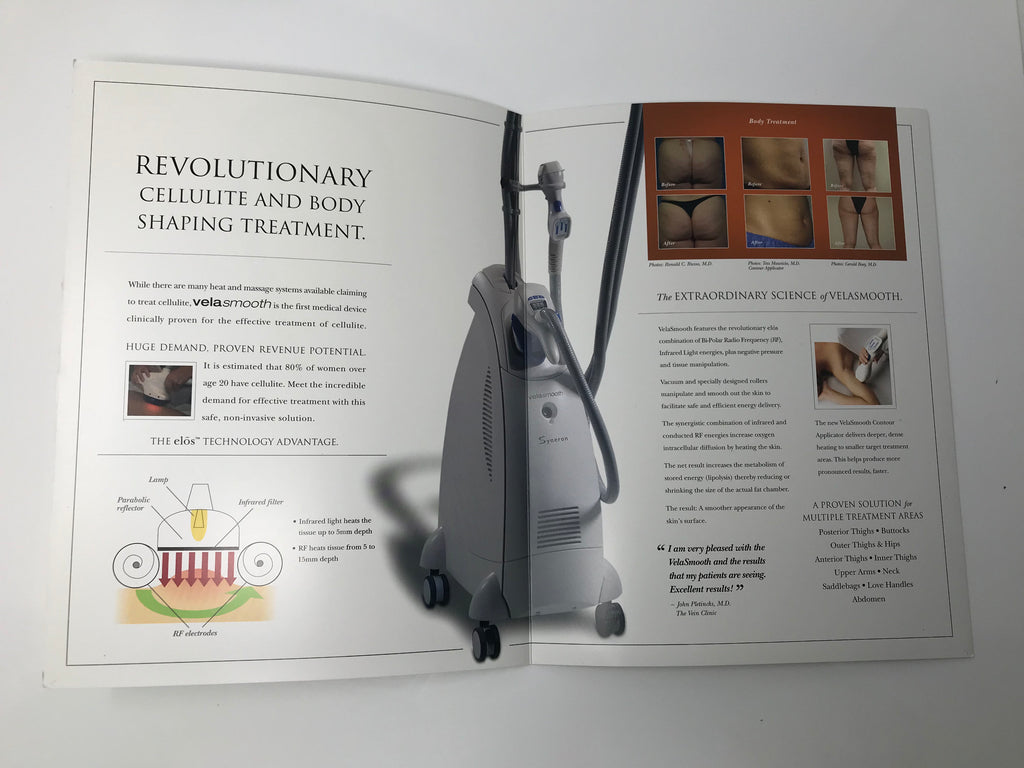 Syneron Velasmooth Skin Tightening Platform Sales Marketing Points Brochure