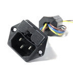 Syneron eMax AC Inlet Plug Assembly 10V 250V *PARTS AS-IS* 6220-23