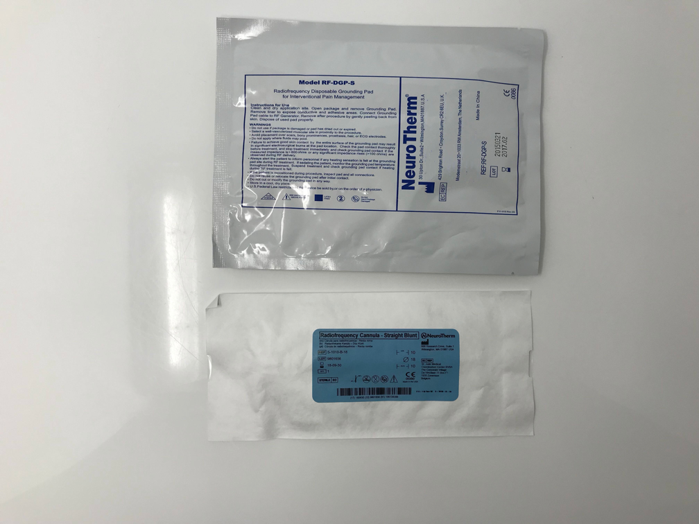 Thermi Aesthetics ThermiRF RF Cannula Grounding Pad Disposable Kit R-KIT-10-18
