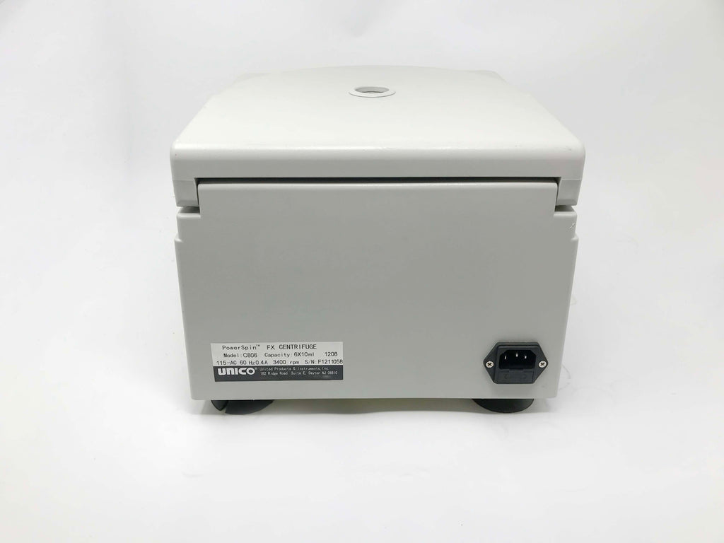 UNICO PowerSpin FX Centrifuge 3400 RPM 6x10ml Capacity Fixed Angle C806 6 Place
