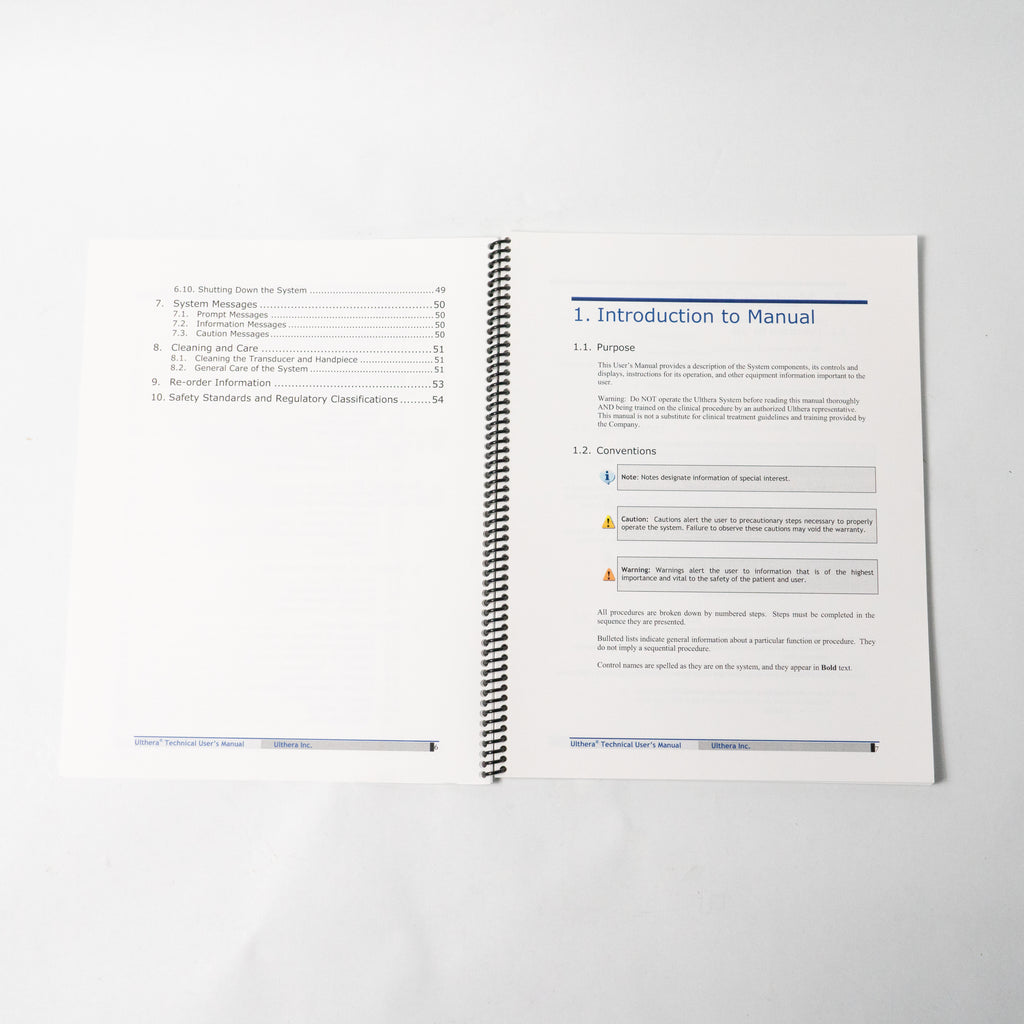 Ulthera System DeepSEE TECHNICAL USER'S MANUAL 9725-0004 Version 5.3 * 65 Pages