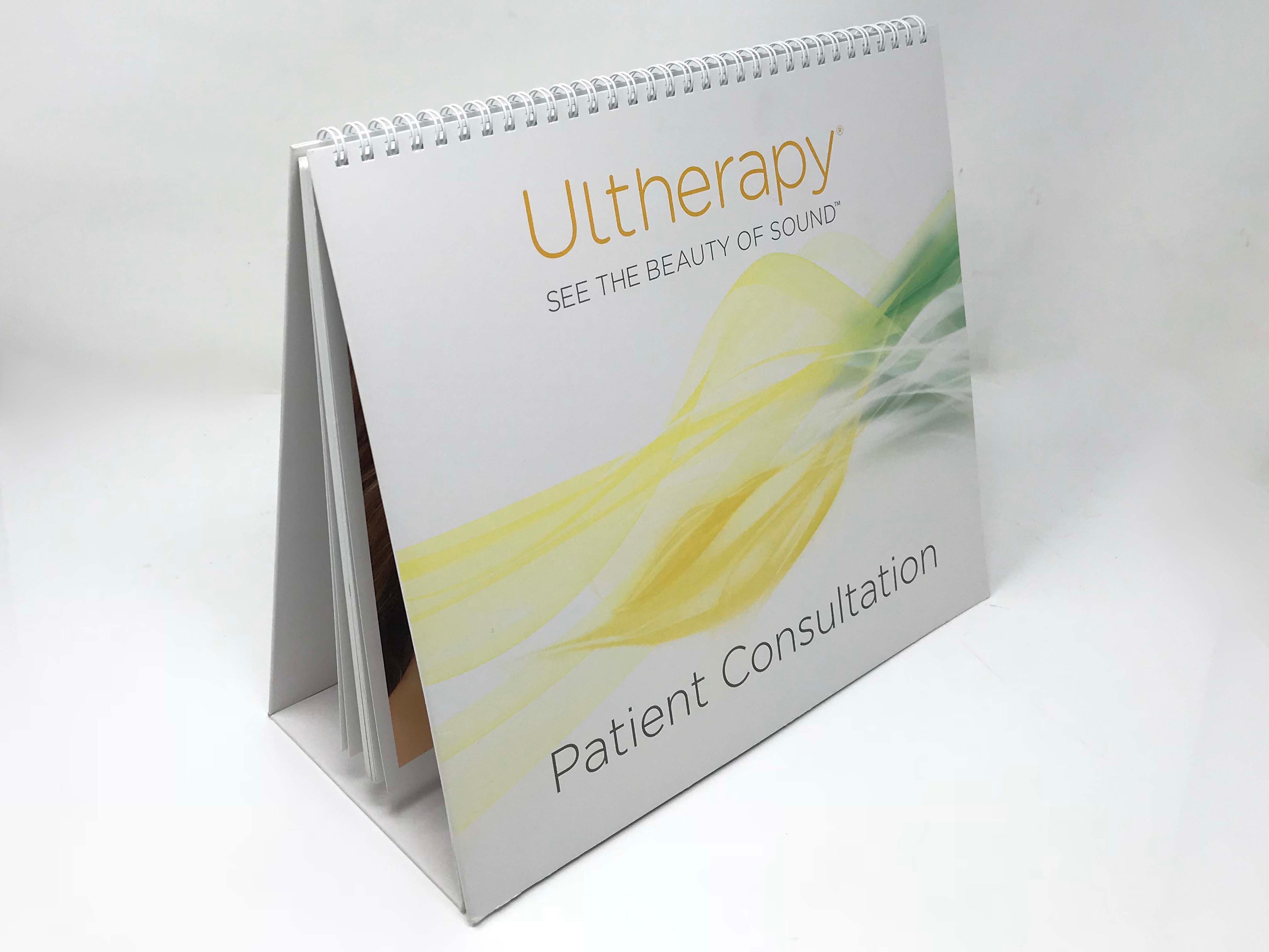 Ulthera Ultherapy Patient Consultation Double Sided Presentation Guide Book