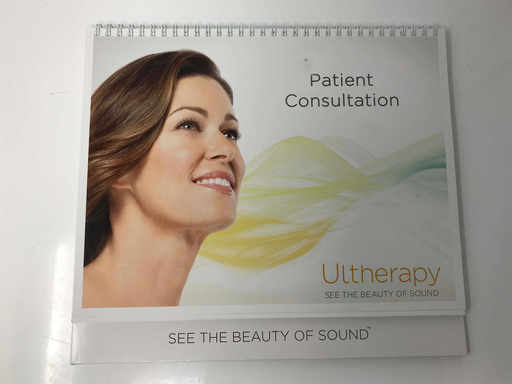 Ulthera Ultherapy Patient Consultation Double Sided Presentation Guide Book