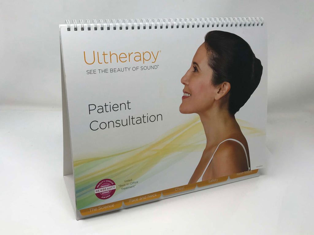 Ulthera Ultherapy Patient Consultation Guide Tabbed Presentation Book 1004225A