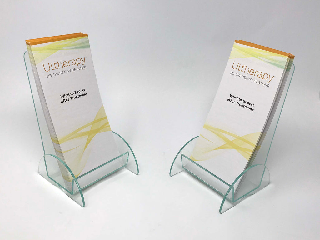 ULTHERA Ultherapy Post Treatment Patient Brochures w/ Literature Holder Displays