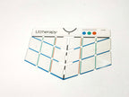 Ulthera Ultherapy Skin Tightening Chest Marking Stencil Guide Card 1004152A
