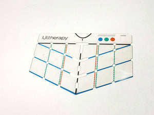 Ulthera Ultherapy Skin Tightening Chest Marking Stencil Guide Card 1004152A