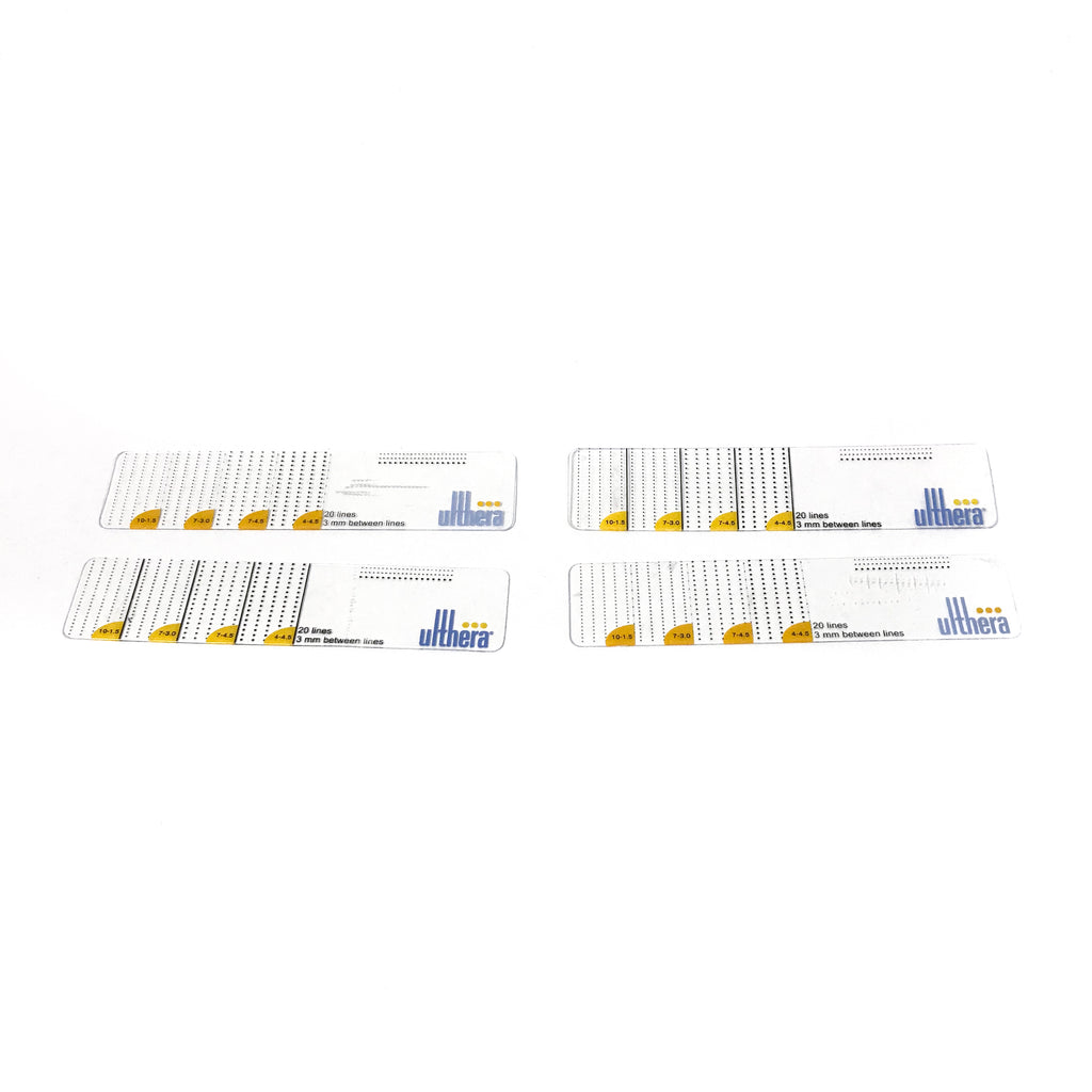Ulthera Ultherapy Skin Tightening Treatment Planning Card 3mm Face 20 Lines
