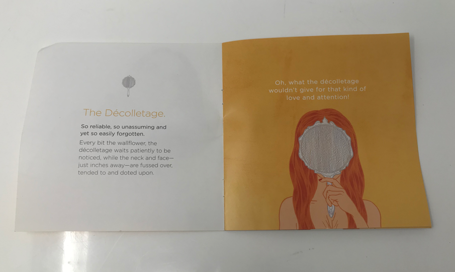 Ulthera Ultherapy Ultrasound Décolletage Wrinkle Treatment Booklet Brochure
