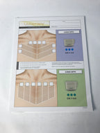 Ultherapy Ultrasonic Skin Tightening Chest Patient Record Forms 24 Sheet Pad