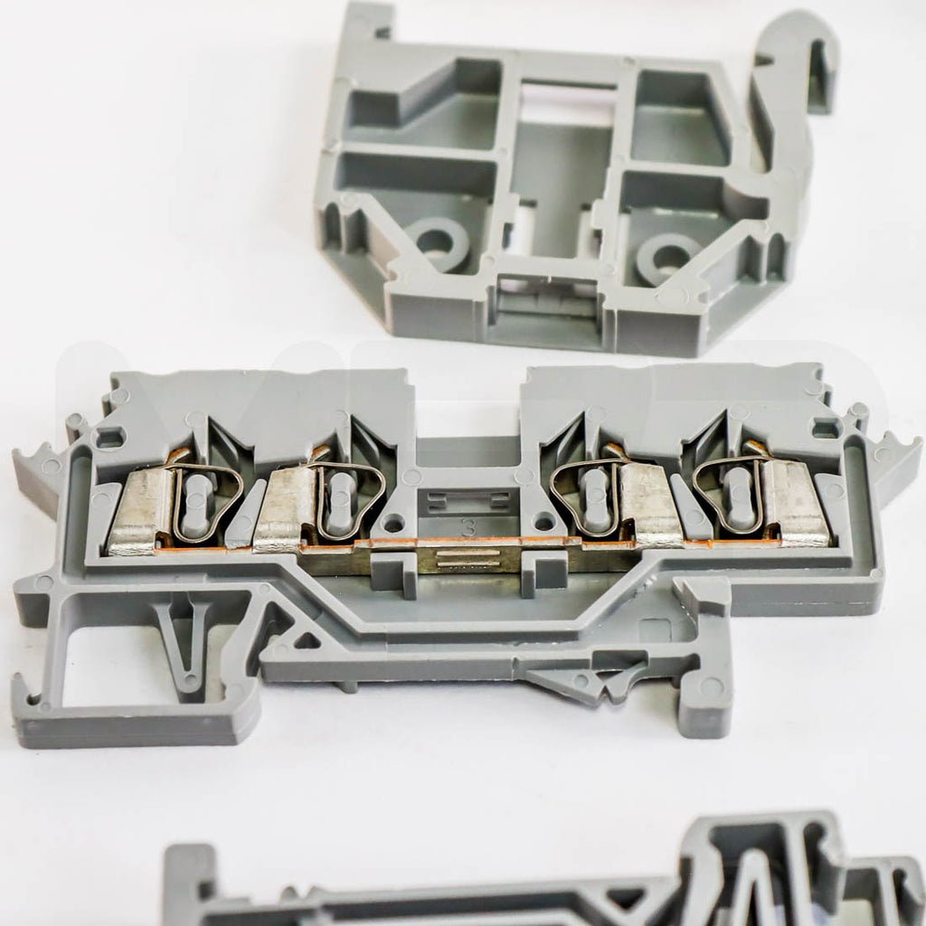 Sciton Profile BBL DIN Rail Mount Fuse and Terminal Blocks Lot - Parts As-Is