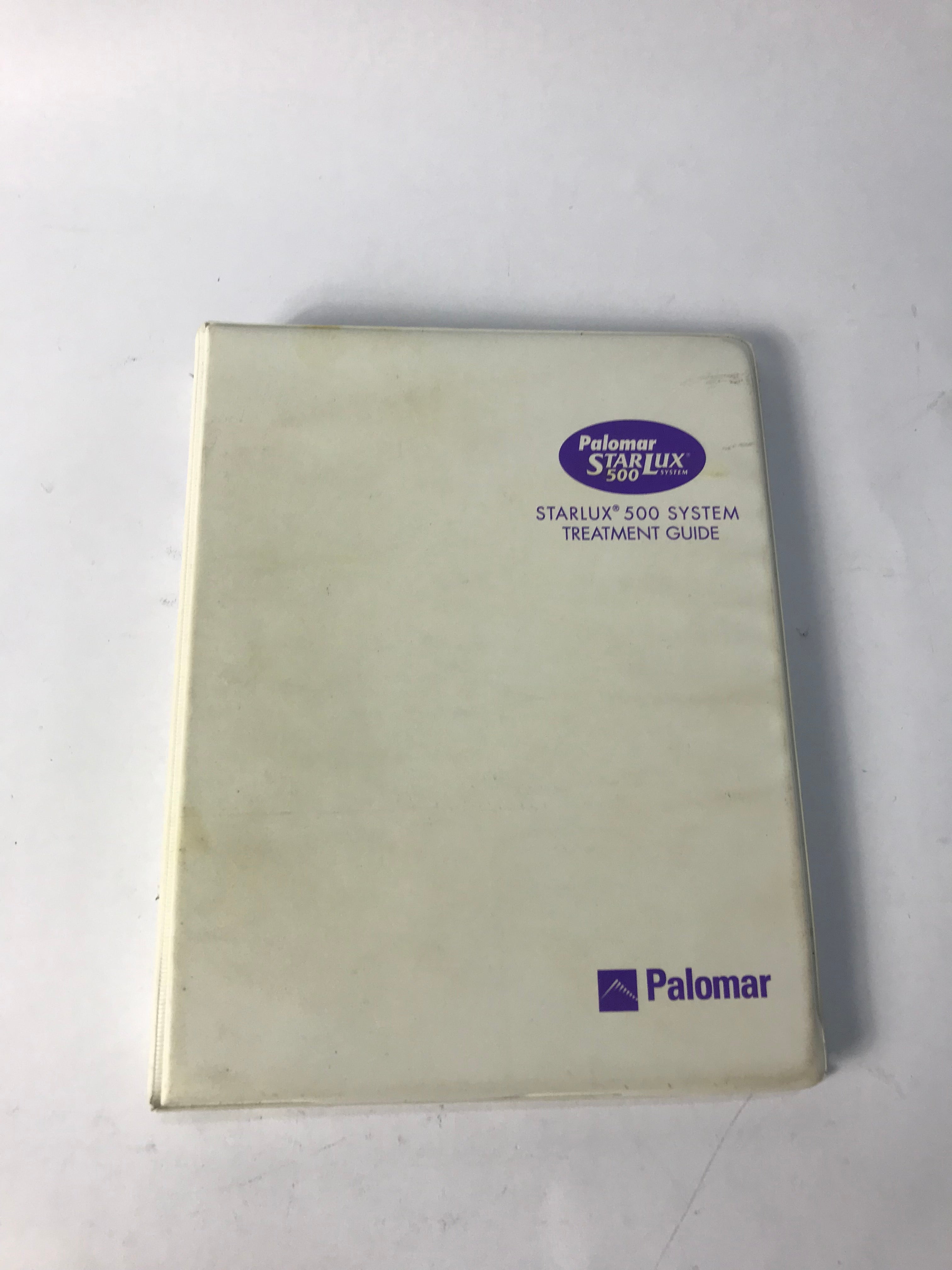Used - Yellowed 2007 Palomar Starlux 500 Treatment Guide Manual 5553-5015A
