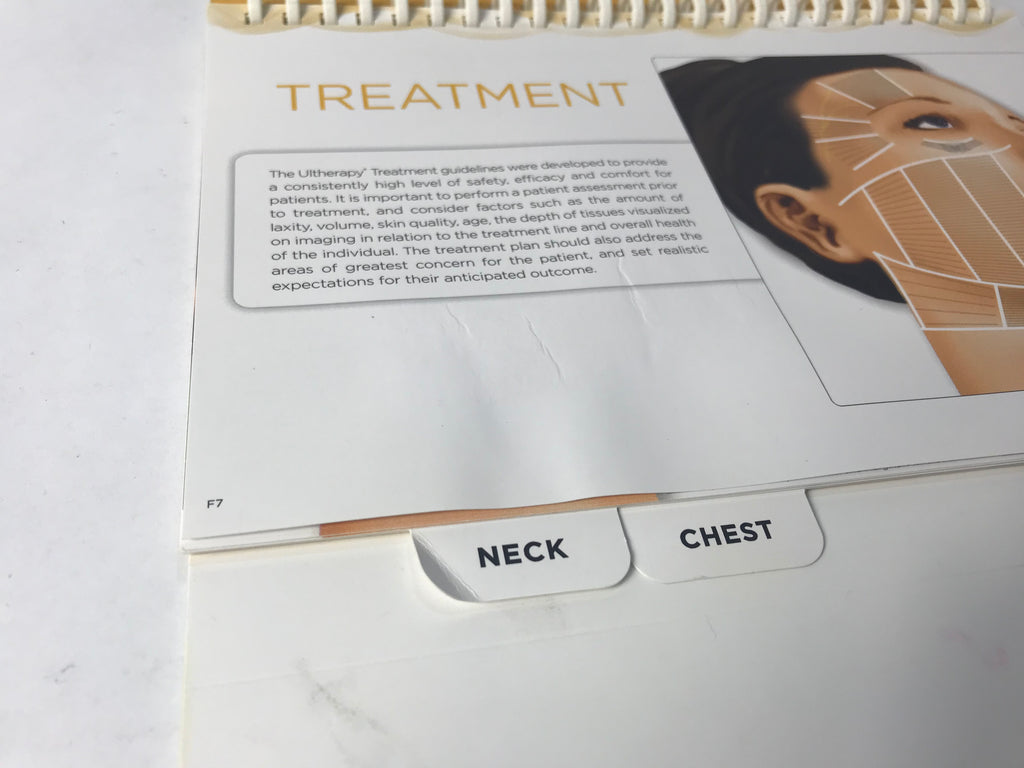 Used Merz Ulthera Ultherapy Face Neck Body Treatment Reference Guidelines Manual