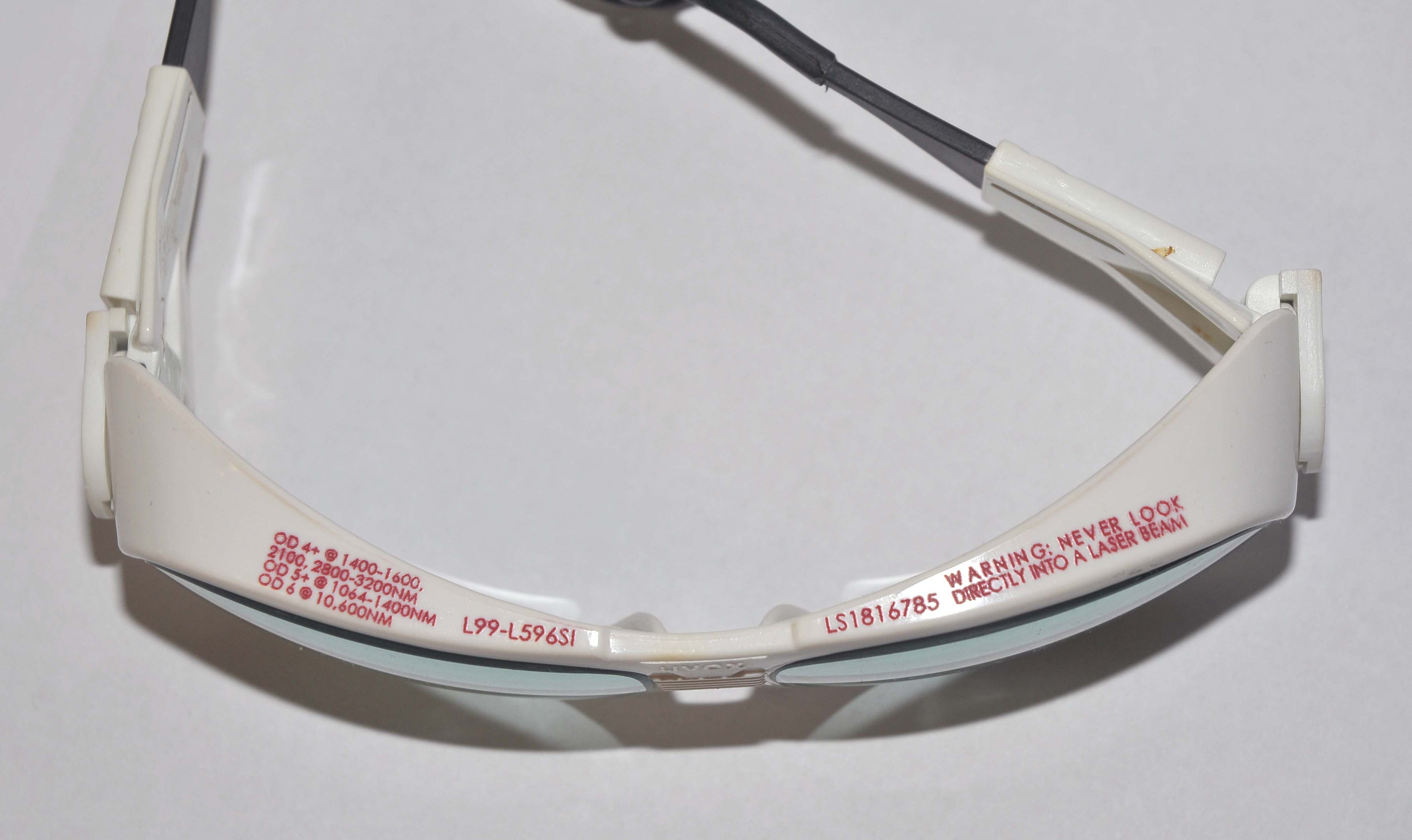 Uvex Laser Safety Glasses Eye Protection White Frame L99-L596SI 1064-1400 nm