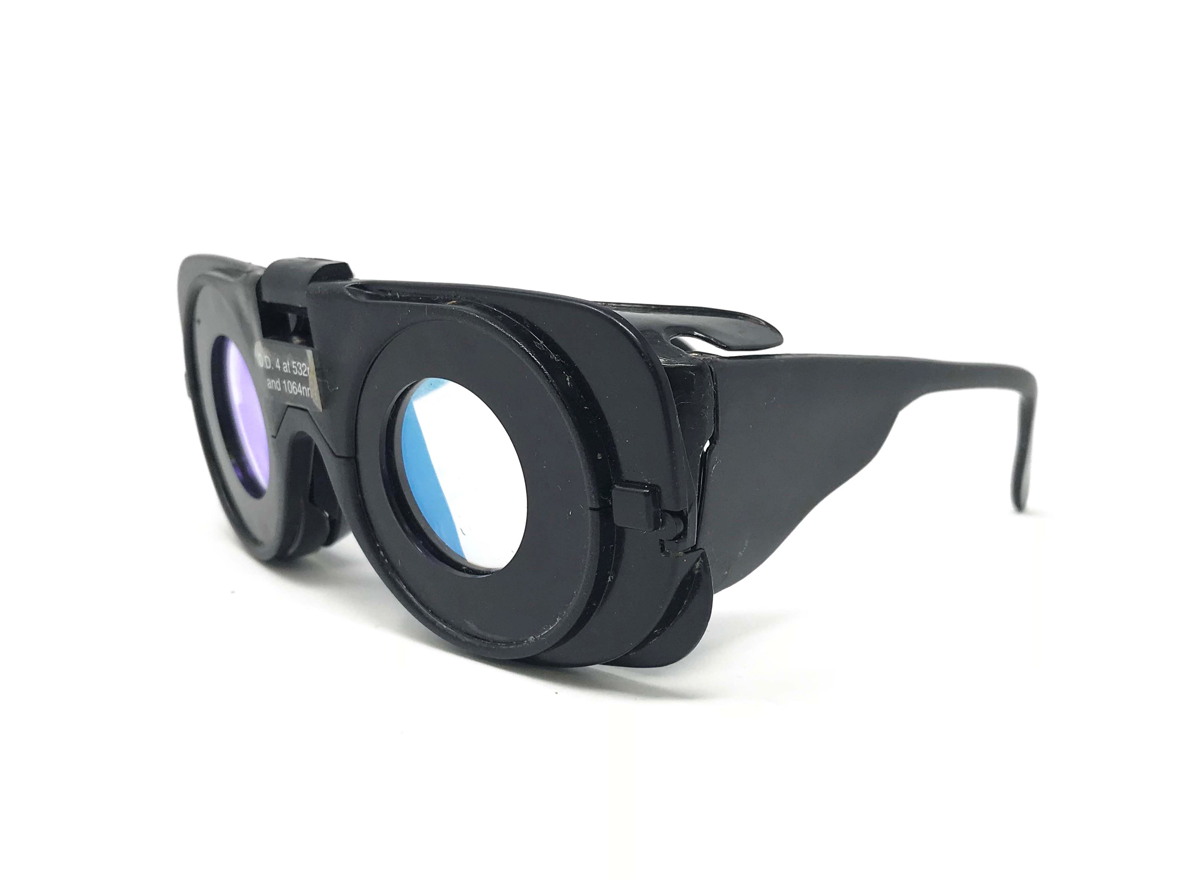 Uvex Laser Safety Glasses Flip Up & Down KTP YAG 532 1064 Laser Eye Protection