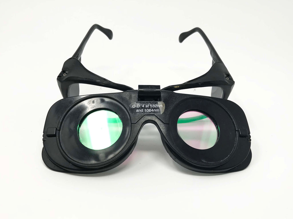 Uvex Laser Safety Glasses Flip Up & Down KTP YAG 532 1064 Laser Eye Protection