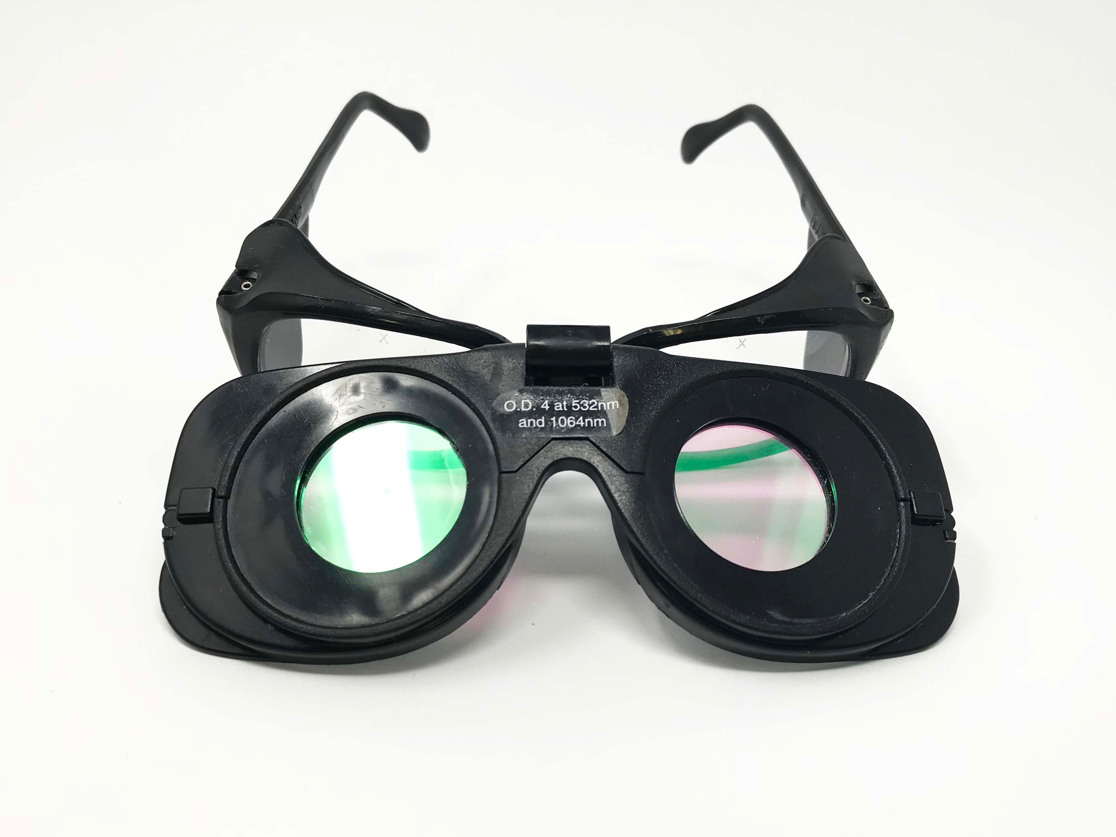 Uvex Laser Safety Glasses Flip Up & Down KTP YAG 532 1064 Laser Eye Protection