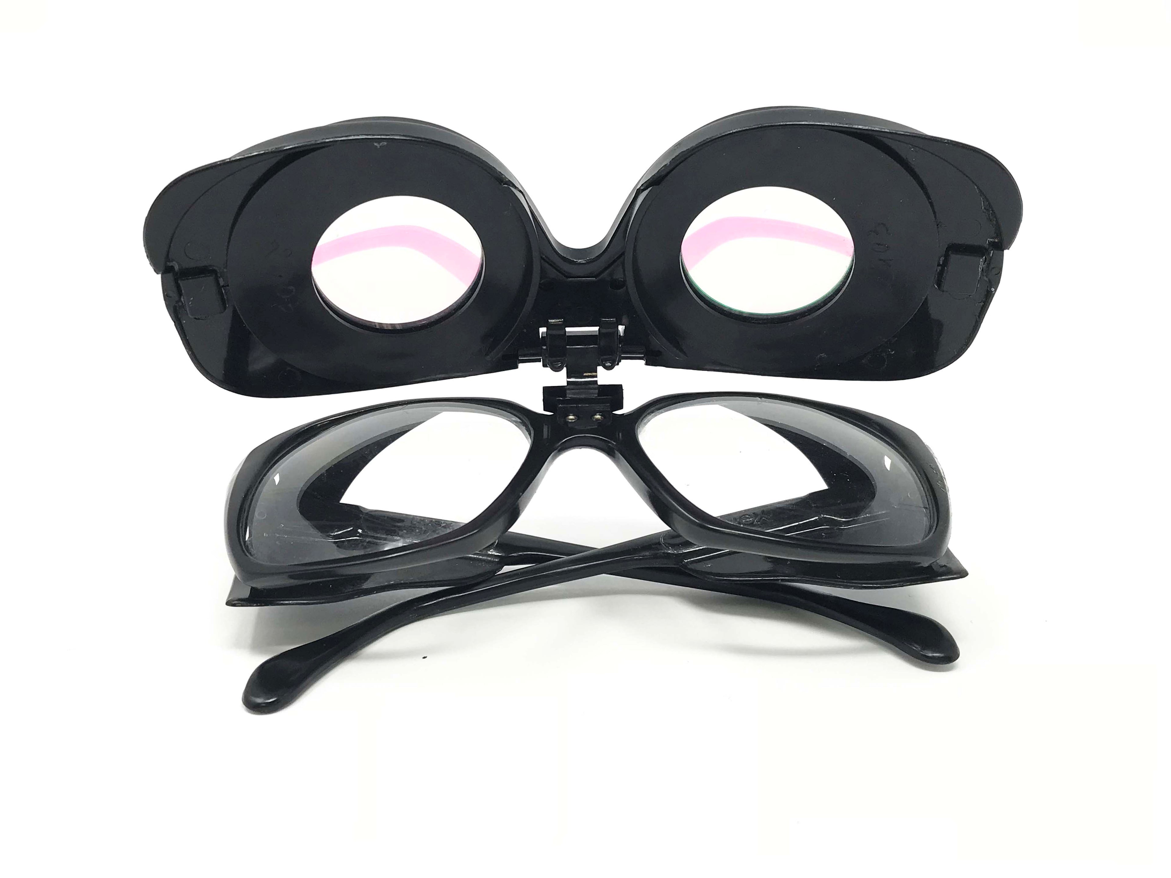 Uvex Laser Safety Glasses Flip Up & Down KTP YAG 532 1064 Laser Eye Protection