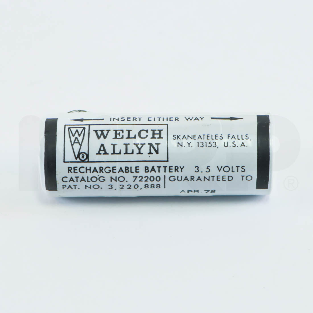 Welch Allyn Rechargeable Battery 3.5V 72200