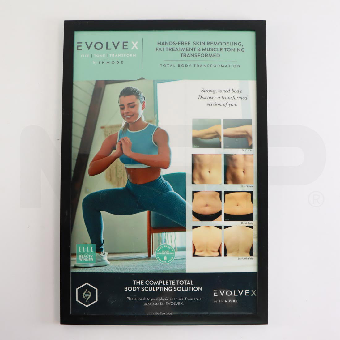 InMode EvolveX "Hands-Free Skin Remodeling" 11x17 Framed Marketing Poster