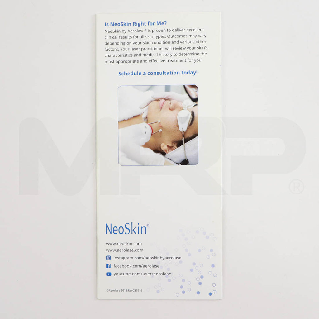Aerolase NeoSkin Comprehensive Skin Rejuvenation Brochure (11 Pack)