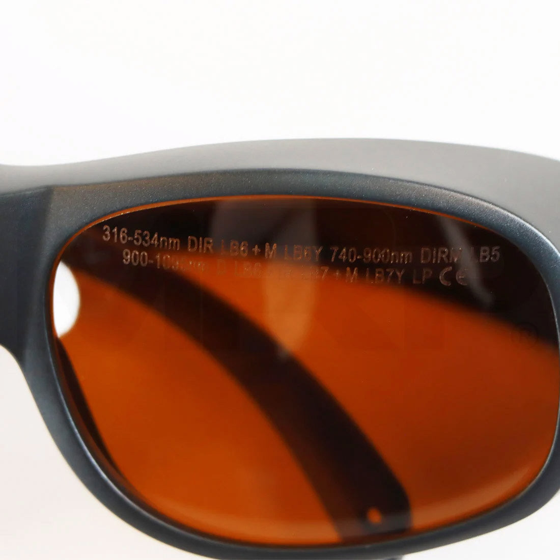 Laser Operator Orange Lens Safety Glasses Right Lens