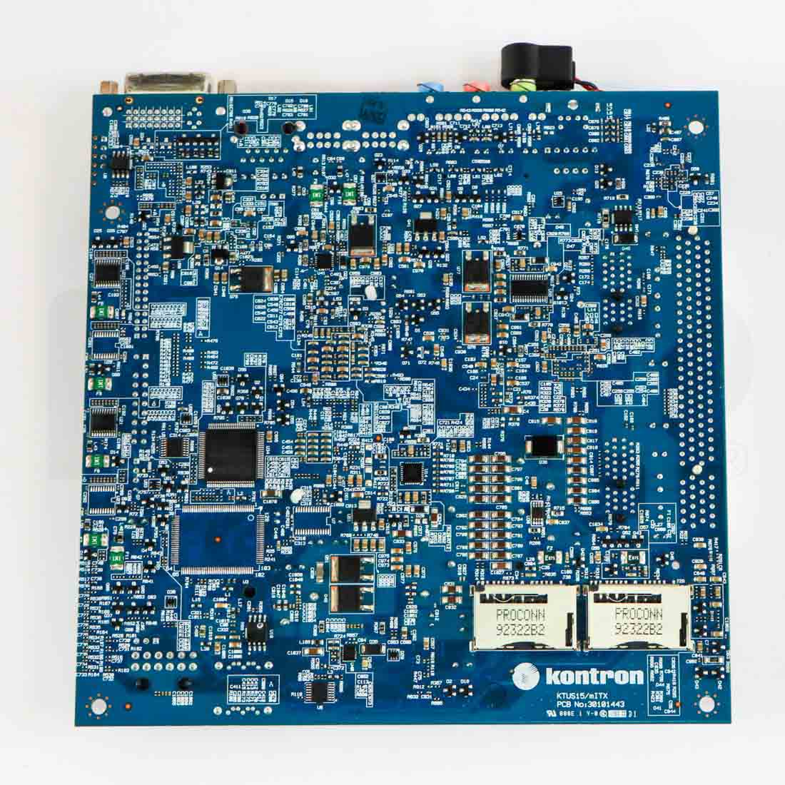Kontron KTUS15/mITX Motherboard Back