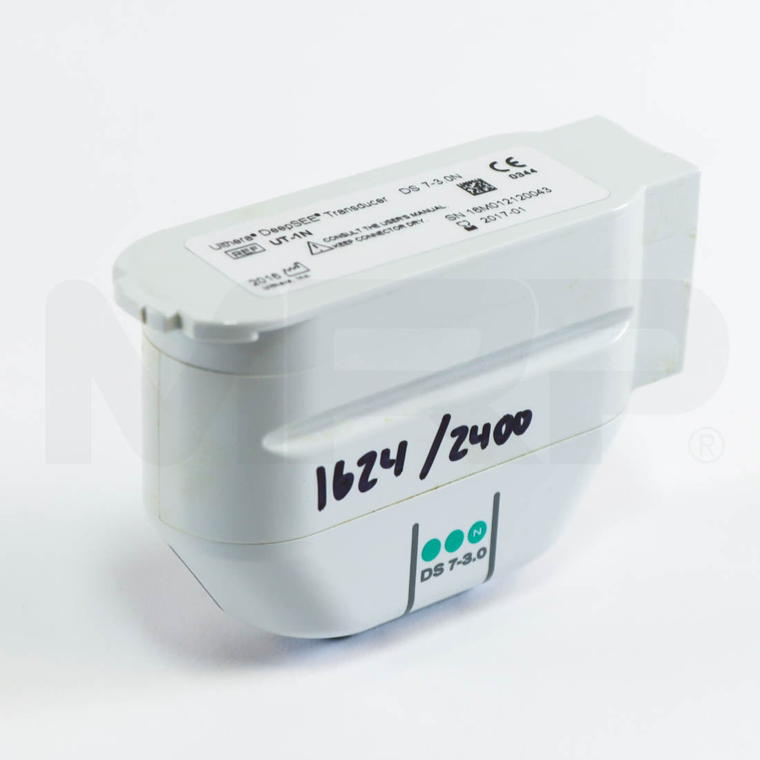 Ulthera DeepSEE DS 7-3.0N Narrow Green Transducer Front