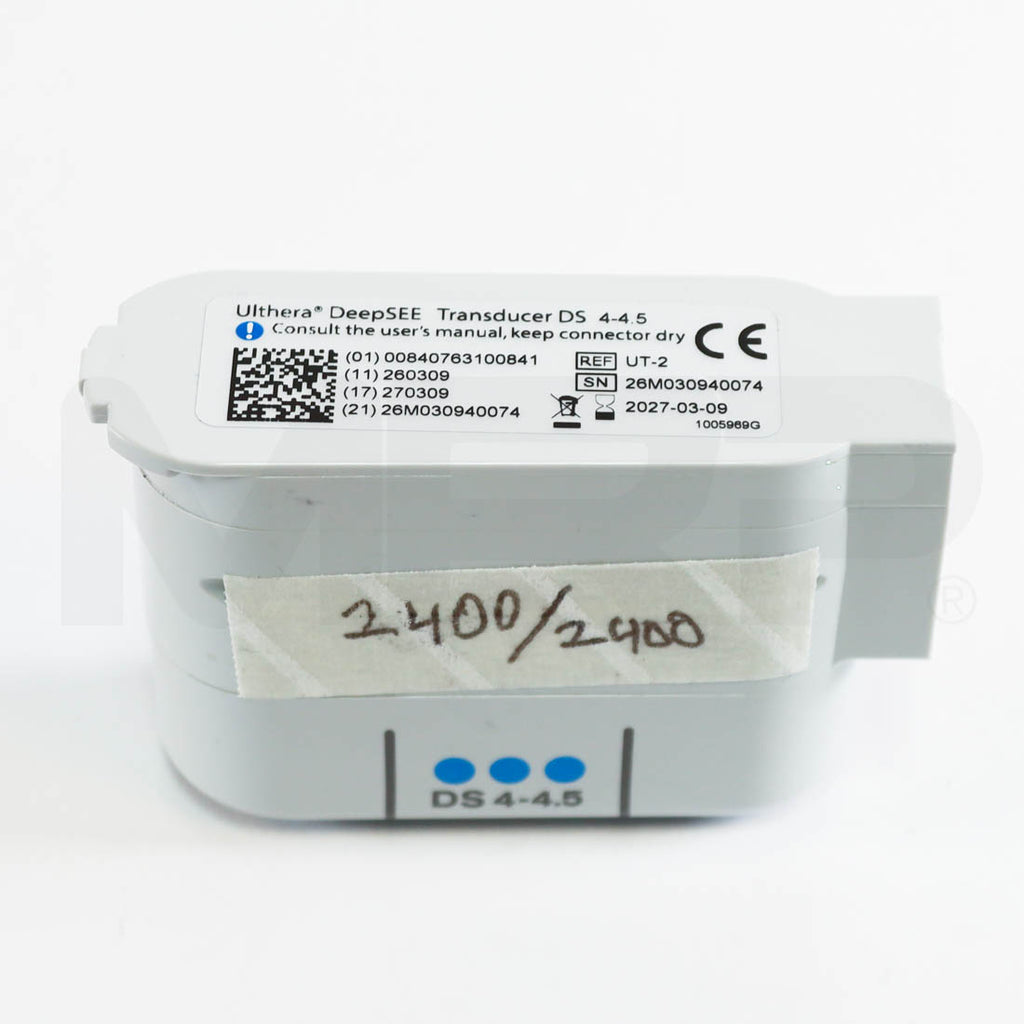Ulthera DeepSEE DS 4-4.5 Blue Transducer Top Label