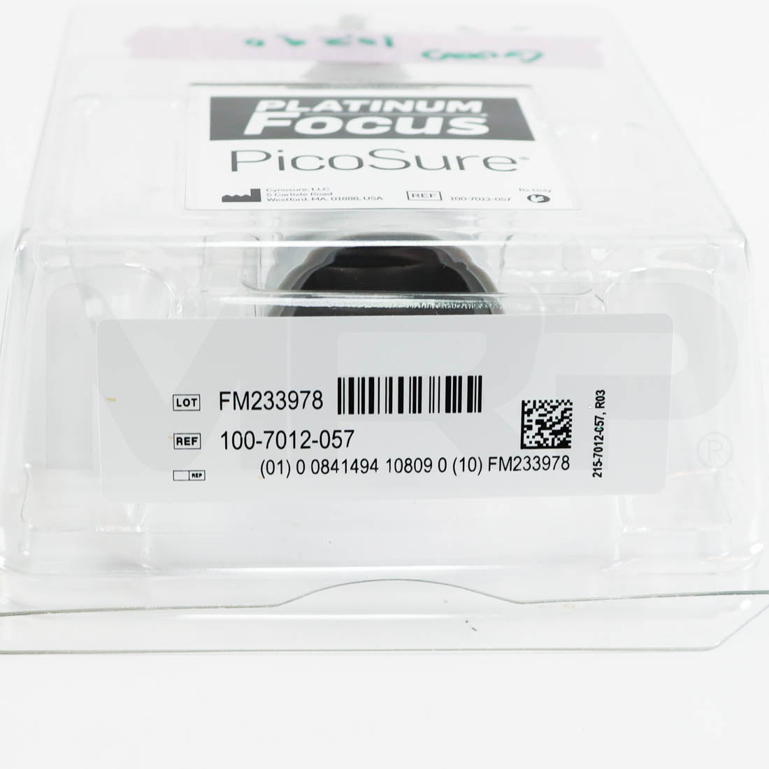 Cynosure PicoSure Platinum Focus Lens Array Label