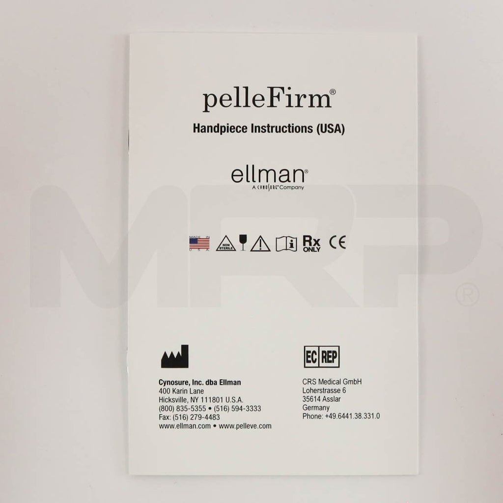 Cynosure Ellman pelleFirm 30mm RF Handpieces User Manual