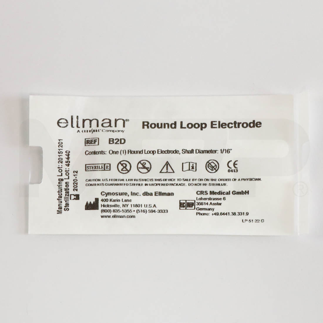 Ellman Cynosure Round Loop Electrode
