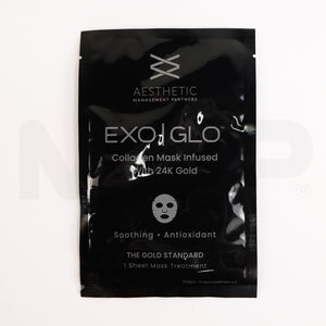 AMP Exo|Glo Collagen Mask Infused with 24k Gold, Single