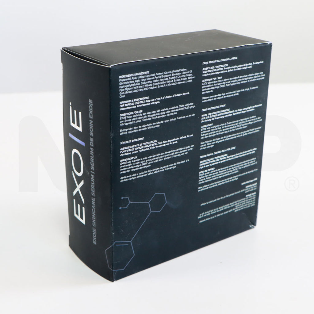 AMP EXO|E Skincare Revitalizing Patient Serum Syringes Back