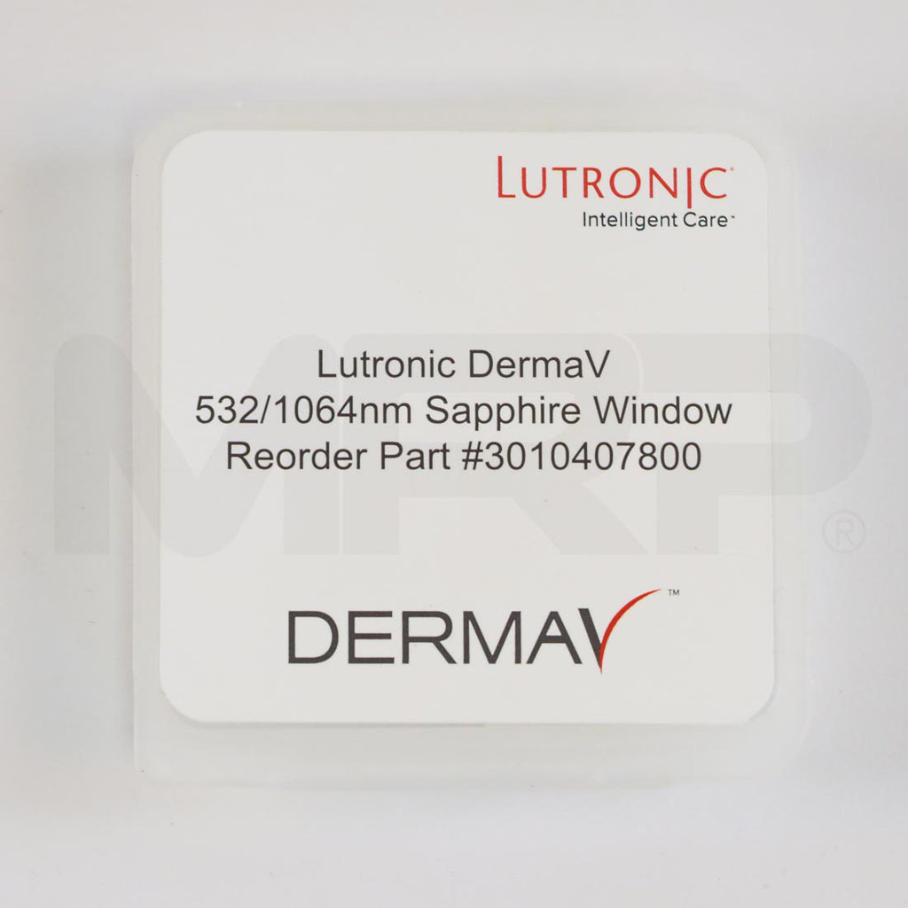 Lutronic DermaV 532/1064nm Sapphire Window Replacement